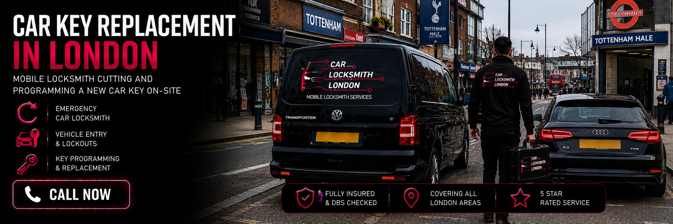 Car locksmith working in Finsbury Park, North London